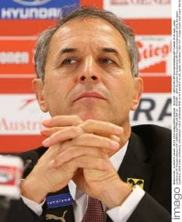 SOCCER - UEFA EURO EM Europameisterschaft Fussball 2016 quali, press conference PK Pressekonferenz AUT VIENNA,AUSTRIA,29.SEP.15 - SOCCER - UEFA European Championship EM Europameisterschaft 2016, European Qualifiers, OEFB press conference, international match Länderspiel MNE vs AUT and AUT vs LIE, squad nomination team AUT. Image shows head coach Marcel Koller (AUT). GEPAxpictures xChristianxOrt