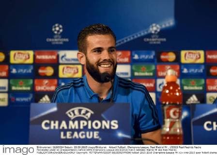 Aktuell Fußball, Champions League, Real Madrid PK , 150929 Real Madrids Nacho Fernandez under en presskonferens before UEFA Champions League 2015 2016 match between Malmö FF and Real Madrid.  Copyright: PETTERxARVIDSON BB150929PA096