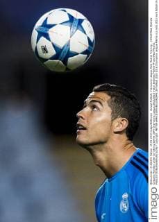 Aktuell Fußball, Champions League, Real Madrid Training , 150929 Real Madrids Cristiano Ronaldo under en träning before UEFA Champions League 2015 2016 match between Malmö FF and Real Madrid.  Copyright: PETTERxARVIDSON BB150929PA118