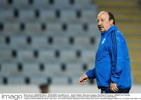Aktuell Fußball, Champions League, Real Madrid Training , 150929 Real Madrids tränare Rafa Benitez under en träning before UEFA Champions League 2015 2016 match between Malmö FF and Real Madrid.  Copyright: PETTERxARVIDSON BB150929PA146