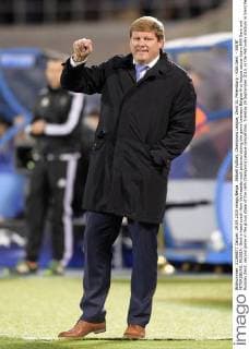 Aktuell Fußball, Champions League, Zenit St. Petersburg - KAA Gent - SAINT PETERSBURG, RUSSIA: Gent s head coach Hein Vanhaezebrouck pictured during the game between Belgian first league soccer team KAA Gent and Russian Zenit, second game in the group stage of the Uefa Champions League competition, Tuesday 29 September 2015, in the Petrovsky stadium in Saint Petersburg, Russia. YORICKxJANSENS  x04710612x