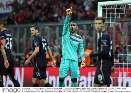 UEFA Champions League, Bayern Munich - GNK Dinamo Zagreb 29.09.2015., Allianz Arena, Munich, Germany - UEFA Champions League, Group F, 2nd round, Bayern Munich - GNK Dinamo Zagreb. Eduardo Carvalho, Arijan Ademi.  LukaxStanzl PIXSELL