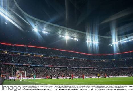 FUSSBALL CHAMPIONS LEAGUE SAISON 2014 2015 GRUPPENPHASE FC Bayern Muenchen - Dinamo Zagreb 29.09.2015 Spielszene in der Allianz Arena 