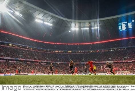 FUSSBALL CHAMPIONS LEAGUE SAISON 2014 2015 GRUPPENPHASE FC Bayern Muenchen - Dinamo Zagreb 29.09.2015 Spielszene in der Allianz Arena 