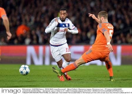 Aktuell Fußball, Champions League, Olympique Lyon - FC Valencia ALEXANDRE LACAZETTE (ol) FOOTBALL : Olympique Lyon vs Valencia CF - UEFA Champions League 2015 2016 - 29 09 2015 AnthonyBIBARD FEP Panoramic 