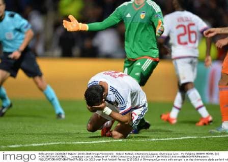 Aktuell Fußball, Champions League, Olympique Lyon - FC Valencia JEREMY MOREL (ol) - DECEPTION FOOTBALL : Olympique Lyon vs Valencia CF - UEFA Champions League 2015 2016 - 29 09 2015 AnthonyBIBARD FEP Panoramic 