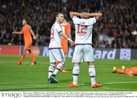 Aktuell Fußball, Champions League, Olympique Lyon - FC Valencia MATHIEU VALBUENA (ol) - COLERE FOOTBALL : Olympique Lyon vs Valencia CF - UEFA Champions League 2015 2016 - 29 09 2015 AnthonyBIBARD FEP Panoramic 