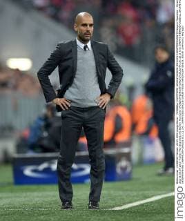 FUSSBALL CHAMPIONS LEAGUE SAISON 2014 2015 GRUPPENPHASE FC Bayern Muenchen - Dinamo Zagreb 29.09.2015 Trainer Pep Guardiola (FC Bayern Muenchen) 
