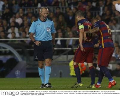 Champions League 2015 2016 match played between FC Barcelona and Bayer Leverkusen. xFRANCESCxADELANTADOx 