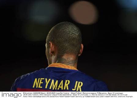 Aktuell Fußball, Champions League, FC Barcelona - Bayer 04 Leverkusen 29.09.2015, Fussball, UEFA Champions League FC Barcelona Barca - Bayer 04 Leverkusen, v.l. Neymar da Silva Jr (FC Barcelona)