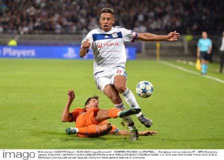 CORENTIN TOLISSO (ol) FOOTBALL : Olympique Lyon vs Valencia CF - UEFA Champions League 2015 2016 - 29 09 2015 AnthonyBIBARD FEP Panoramic 