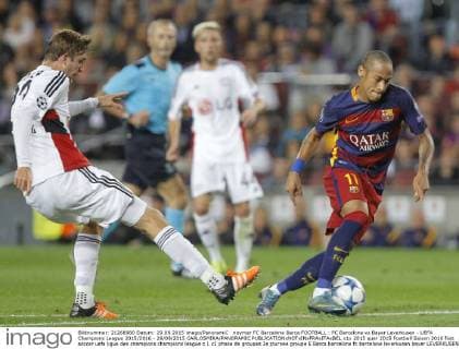 neymar FC Barcelona Barca FOOTBALL : FC Barcelona vs Bayer Leverkusen - UEFA Champions League 2015 2016 - 29 09 2015 CARLOSMIRA PANORAMIC 