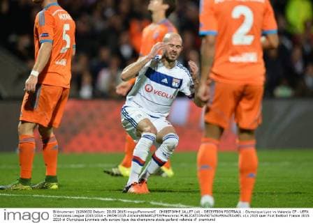 CHRISTOPHE JALLET (ol) - DECEPTION FOOTBALL : Olympique Lyon vs Valencia CF - UEFA Champions League 2015 2016 - 29 09 2015 AnthonyBIBARD FEP Panoramic 