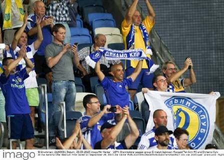 UEFA Chanmpions League group G match between Maccabi Tel-Aviv FC and Dynamo Kyiv at the Sammy Ofer Stadium Hifa- Israel on September 29, 2015 nir keidar 