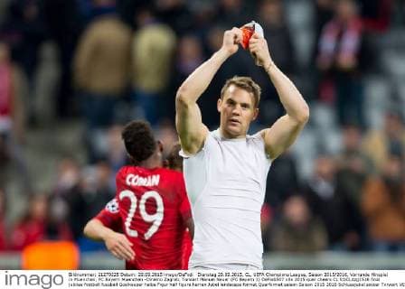 Dienstag 29.09.2015, CL, UEFA Champions League, Saison 2015 2016, Vorrunde Hinspiel in Muenchen, FC Bayern Muenchen -Dinamo Zagreb, Torwart Manuel Neuer (FC Bayern 1) DeFodi507