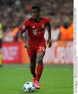 Fussball, Champions League, 2015 2016, Herren, Gruppenphase, 2. Spieltag, 29.09.2015, FC Bayern München - GNK Dinamo Zagreb 5-0, v.l. Freisteller, Einzelbild, Aktion, Ganzkörper, Ganzfigur, Einzelaktion, Kingsley Coman, FC Bayern München,