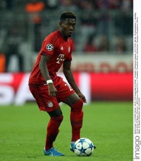 Fussball, Champions League, 2015 2016, Herren, Gruppenphase, 2. Spieltag, 29.09.2015, FC Bayern München - GNK Dinamo Zagreb 5-0, v.l. Freisteller, Einzelbild, Aktion, Ganzkörper, Ganzfigur, Einzelaktion, David Alaba, FC Bayern München,