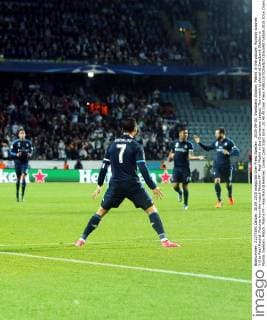 2015-09-30, Swedbank Stadion, Malmö In the picture: Ronaldo scoores 1-0 to Real Madrid. Pictures from the match Malmo FF - Real Madrid in the Champions League. The match is played at Swedbank Stadion in Malmö, Sweden. Match: Malmö FF - Real Madrid Referee: Cüneyt Çakir Start time: 20:45 All Over Press 