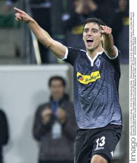 Mönchengladbach, 30.09.2015, Borussia Park Torjubel: Lars Stindl (BMG) VfL Borussia Mönchengladbach - Manchester City mm