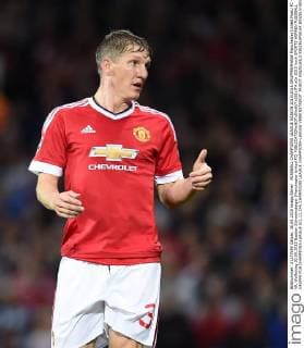 FUSSBALL CHAMPIONS LEAGUE SAISON 2015 2016 GRUPPENPHASE Manchester United ManU FC - VfL Wolfsburg 30.09.2015 Bastian Schweinsteiger (Manchester United FC) 