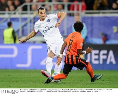 Lviv, 30.09.2015 - UEFA Champions League 2015 2016 - Shakhtar Donezk vs Paris St Germain - ZLATAN IBRAHIMOVIC FRED -  20150930PF_RO0963