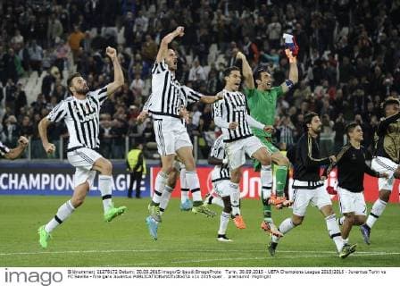 Turin, 30.09.2015 - UEFA Champions League 2015 2016 - Juventus Turin vs FC Sevilla - fine gara Juventus 