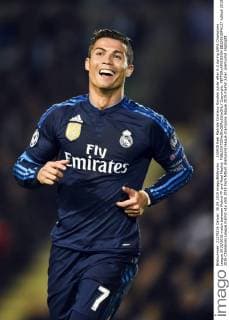 , 150930 Real Madrids Cristiano Ronaldo jublar efter 0-2 during UEFA Champions League 2015 2016 match between Malmö FF and Real Madrid.  Copyright: PETTERxARVIDSON BB150930PA127