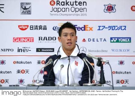 Kei Nishikori, SEPTEMBER 30, 2015 - Tennis : Kei Nishikori Training for The Rakuten Japan Open Tennis Championships 2015 in Tokyo, Japan. NoxThirdxPartyxSales  (ipha014169)