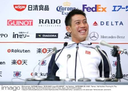 Kei Nishikori, SEPTEMBER 30, 2015 - Tennis : Kei Nishikori Training for The Rakuten Japan Open Tennis Championships 2015 in Tokyo, Japan. NoxThirdxPartyxSales  (ipha014191)