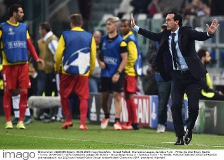 Aktuell Fußball, Champions League, Juventus Turin - FC Sevilla Unai Emery Sevilla - Torino, 30-09-2015 - UEFA Champions League 2015 2016 - Group Stage Group D - Juventus Torino - FC Sevilla. andreaxstaccioli