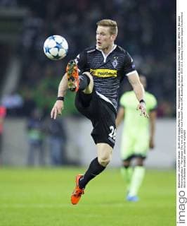 Mönchengladbach, 30.09.2015, Borussia Park Andre Hahn (BMG) VfL Borussia Mönchengladbach - Manchester City mm
