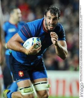 Rugby Union - 2015 Rugby World Cup - Pool D: France vs. Canada Yoann Maestri of France at Stadium MK, Milton Keynes. COLORSPORT ANDREW COWIE 