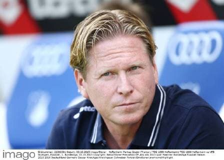 Hoffenheim Markus Gisdol (Trainer TSG 1899 Hoffenheim) TSG 1899 Hoffenheim vs VFB Stuttgart, Fussball, 1. Bundesliga, 03.10.2015 Copyright: Neisx Eibner-Pressefoto EP_ans