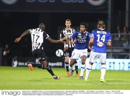 Brandao (Bastia) FOOTBALL : SCO Angers vs SC Bastia - Ligue 1 - 03 10 2015 GwendolineLeGoff Panoramic 