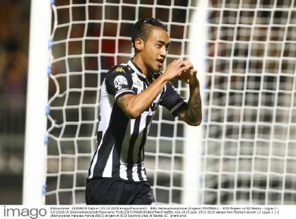 Billy Ketkeophomphone (Angers) FOOTBALL : SCO Angers vs SC Bastia - Ligue 1 - 03 10 2015 GwendolineLeGoff Panoramic 