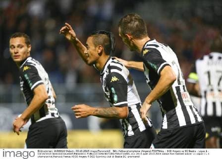 Billy Ketkeophomphone (Angers) FOOTBALL : SCO Angers vs SC Bastia - Ligue 1 - 03 10 2015 GwendolineLeGoff Panoramic 