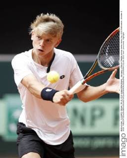 Germany s Marvin Moeller during Junior Davis Cup 2015 Final match. October 4, 2015.  (2015100413)