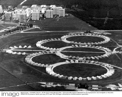 Internationale Jugend-Zeltstadt für die Olympischen Sommerspiele in München