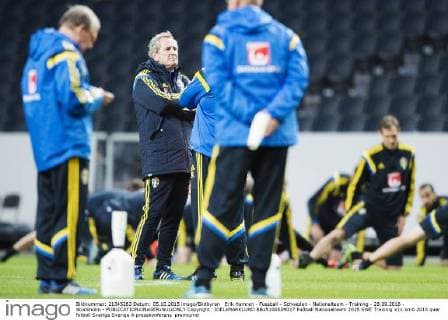 Erik Hamren - Fussball - Schweden - Nationalteam - Training - 2ß.09.2016 - Stockholm -  Copyright: JOELxMARKLUND BB151005JM017
