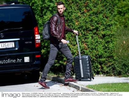 Gathering of the Croatian football team 5.10.2015., Croatia, Zagreb - Gathering of the Croatian football team at AS Hotel. Marcelo Brozovic.  MarkoxPrpic PIXSELL