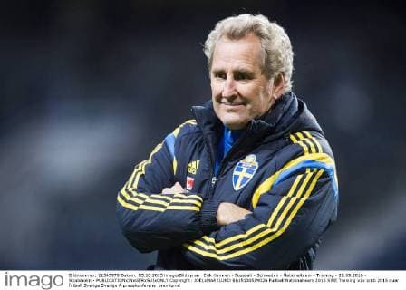 Erik Hamren - Fussball - Schweden - Nationalteam - Training - 2ß.09.2016 - Stockholm -  Copyright: JOELxMARKLUND BB151005JM026