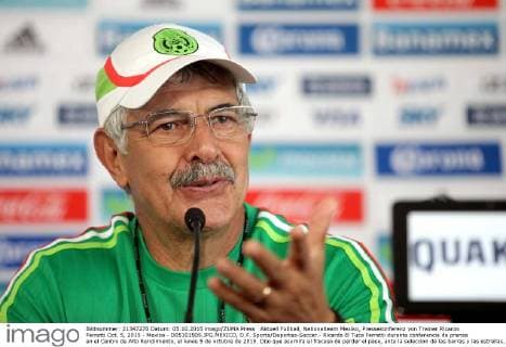 Aktuell Fußball, Nationalteam Mexiko, Pressekonferenz von Trainer Ricardo Ferretti Oct. 5, 2015 - Mexico - D05101505.JPG.MEXICO, D.F. Sports Deportes-Soccer.- Ricardo El Tuca Ferretti durante conferencia de prensa en el Centro de Alto Rendimiento, el lunes 5 de octubre de 2015. Dijo que asumira el fracaso de perder el pase, ante la seleccion de las barras y las estrellas, a la Copa Confederaciones Rusia 2017. Foto: Agencia EL UNIVERSAL Ramon Romero JMA. Latin News - Oct. 5, 2015  - ZUMAu78_