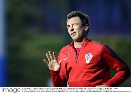 PXL_Croatia national football team 05.10.2015., Stadion Hitrec Kacian, Zagreb, Croatia - Croatia national football team start the preparations for European qualifiers against Bulgaria and Malta. Mario Mandzukic.  GoranxStanzl PIXSELL