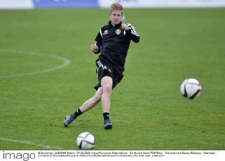 De Bruyne Kevin FOOTBALL : Entrainement Equipe Belgique - Neerpede - 07 10 2015 PhotoNews Panoramic 