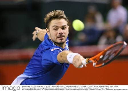 Stan Wawrinka (SUI), October 7, 2015 - Tennis : Rakuten Japan Open Tennis Championships 2015, men s singles 2nd round match between Stan Wawrinka 2-1 Tatsuma Ito at Ariake Coliseum, Tokyo, Japan. NoxThirdxPartyxSales  (umqa028392)