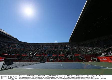 Feliciano Lopez (ESP), October 7, 2015 - Tennis : Rakuten Japan Open Tennis Championships 2015, men s singles 1st round match between Joao Sousa 2-1 Feliciano Lopez at Ariake Coliseum, Tokyo, Japan. NoxThirdxPartyxSales  (umqa028419)