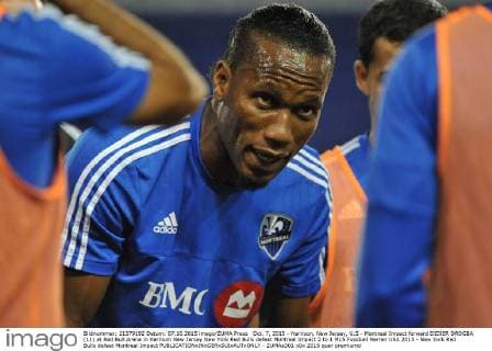 Oct. 7, 2015 - Harrison, New Jersey, U.S - Montreal Impact forward DIDIER DROGBA (11) at Red Bull Arena in Harrison New Jersey New York Red Bulls defeat Montreal Impact 2 to 1 MLS Fussball Herren USA 2015 - New York Red Bulls defeat Montreal Impact - ZUMAa301