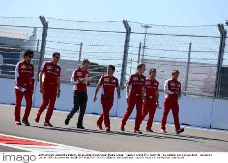 Russian Grand Prix, Sochi 08 - 11 October 2015 08.10.2015 - Sebastian Vettel (GER) Scuderia Ferrari SF15-T 