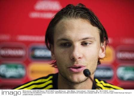 Albin Ekdal - Nationalteam - Schweden - PK - 08.10.2015 - Vaduz -  Copyright: JaLxMARKLUND BB151008JM024