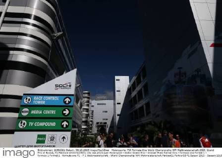 Motorsports: FIA Formula One World Championship WM Weltmeisterschaft 2015, Grand Prix of Russia, F1 Paddock xHOCHxZWEIx